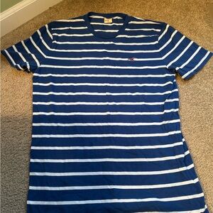 Blue Striped Men's Shirt